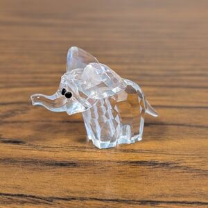 Swarovski Crystal Elephant Mini Good Luck Figurine